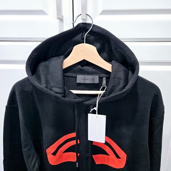 Helmut Lang Limited Edition Logo-Print Hooded Sweatshirt - Picture 2 of 10